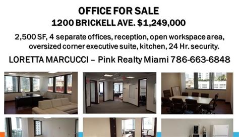 brickell office for sale.